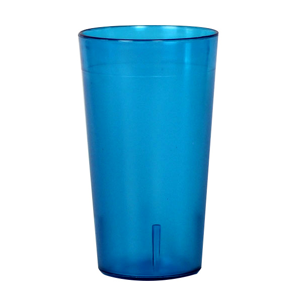 Vaso refresquero azul